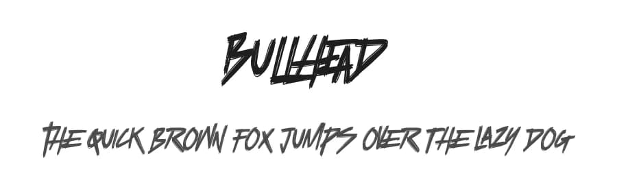 Bullhead by Gassstype — Script Handwritten Font