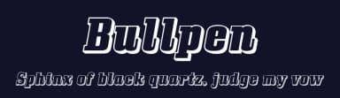 Bullpen by Typodermic Fonts — Serif Font — thumbnail 2