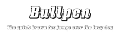Bullpen by Typodermic Fonts — Serif Font — thumbnail 1