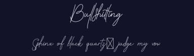 Bullshitting by Fiqiart — Script Handwritten Font — thumbnail 2