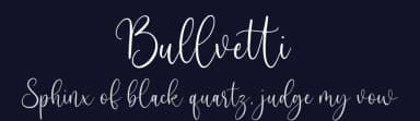 Bullvetti by NanaNissa — Script Handwritten Font — thumbnail 2