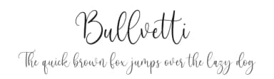 Bullvetti by NanaNissa — Script Handwritten Font — thumbnail 1
