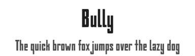 Bully by Jovanny Lemonad — Sans Serif Font — thumbnail 1