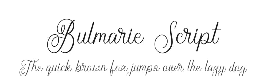 Bulmarie Script by Muwatta Studio — Script Handwritten Font
