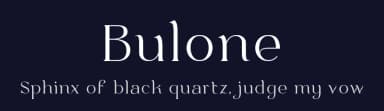Bulone by Alit Design — Sans Serif Font — thumbnail 2