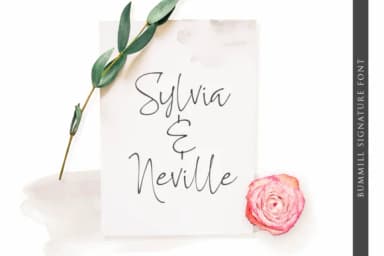 Bummill Font by Awanstudioz — Script Handwritten Font — thumbnail 4