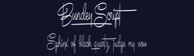 Bundey Script by Måns Grebäck — Script Handwritten Font — thumbnail 2