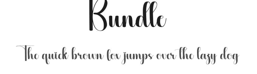 Bundle by Scratchones — Script Handwritten Font