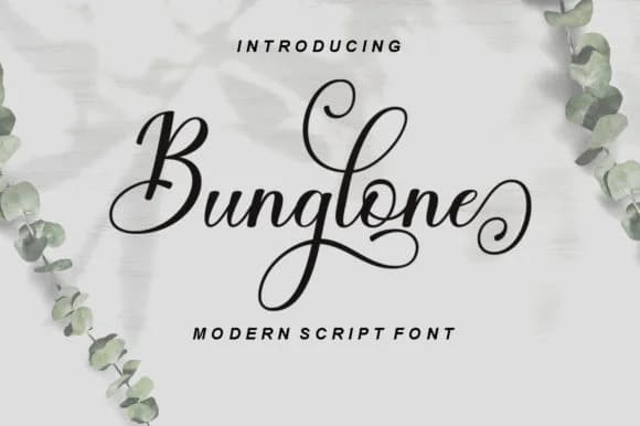 Bunglone Font by LetterFreshStudio — Script Handwritten Font