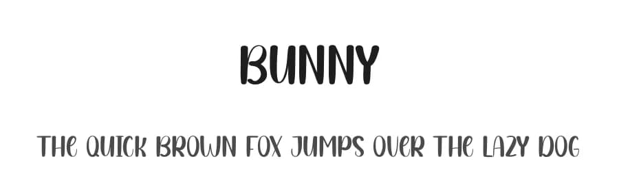 Bunny by Andi Moz — Script Handwritten Font