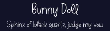Bunny Doll by Denny Subagja — Script Handwritten Font — thumbnail 2