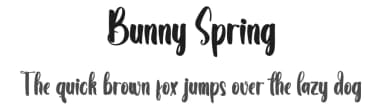 Bunny Spring by creatype designer — Script Handwritten Font — thumbnail 1