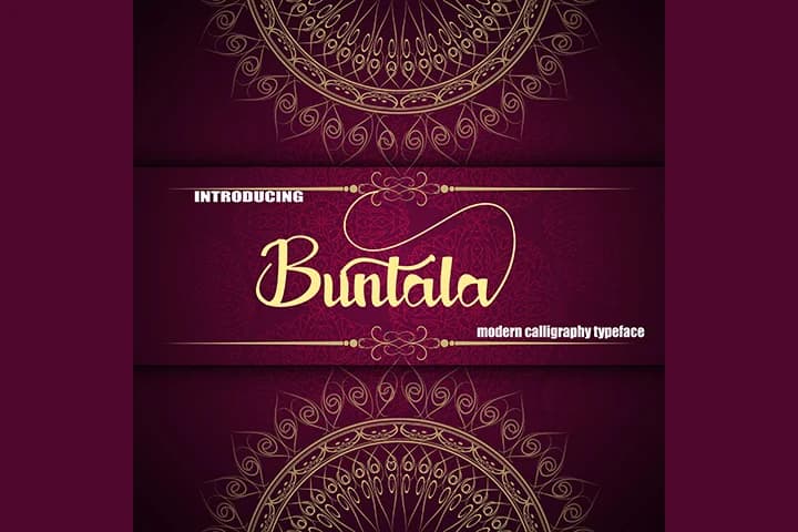 Buntala Font by maydhen studio — Script Handwritten Font