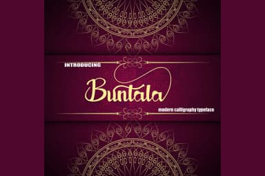 Buntala Font by maydhen studio — Script Handwritten Font — thumbnail 1