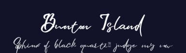 Bunton Island by Andang Prasetyo — Script Handwritten Font — thumbnail 2