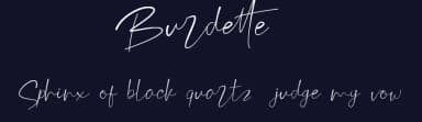 Burdette by 3rieart — Script Handwritten Font — thumbnail 2