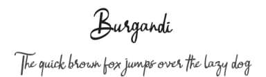 Burgandi by Phytypo Design — Script Handwritten Font — thumbnail 1
