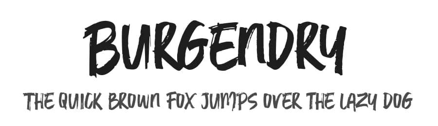 Burgendry by Majestype — Script Handwritten Font