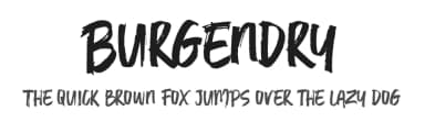 Burgendry by Majestype — Script Handwritten Font — thumbnail 1