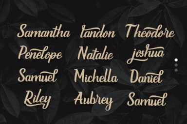 Burgundy Font by rubirubiko — Script Handwritten Font — thumbnail 5