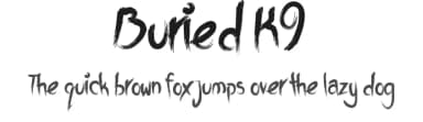 Buried K9 by limbuMAFIA — Script Handwritten Font — thumbnail 1