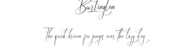 Burlington by NihStudio — Script Handwritten Font — thumbnail 1
