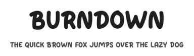 Burndown by MJType — Script Handwritten Font — thumbnail 1