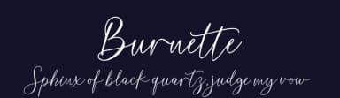 Burnette by Tikara Sari — Script Handwritten Font — thumbnail 2