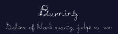 Burning by uZiMweB — Script Handwritten Font — thumbnail 2