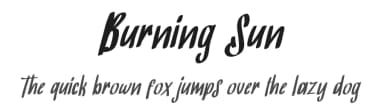 Burning Sun by Edric Studio — Script Handwritten Font — thumbnail 1