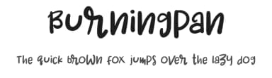 Burningpan by Pustudio — Script Handwritten Font — thumbnail 1