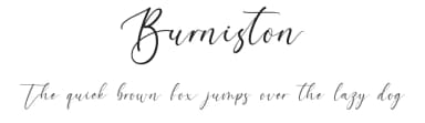 Burniston by Letterstype — Script Handwritten Font — thumbnail 1