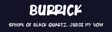 Burrick by Jujun Gag — Script Handwritten Font — thumbnail 2