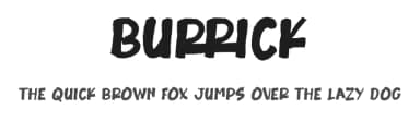 Burrick by Jujun Gag — Script Handwritten Font — thumbnail 1