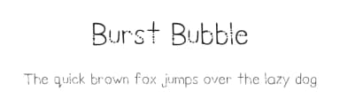 Burst Bubble by Elizabeth Escott — Script Handwritten Font — thumbnail 1