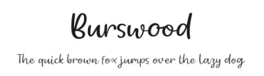 Burswood by epiclinez — Script Handwritten Font — thumbnail 1