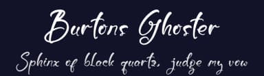 Burtons Ghoster by Letterena Studios — Script Handwritten Font — thumbnail 2