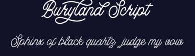 Buryland Script by Ydhra Studio — Script Handwritten Font — thumbnail 2