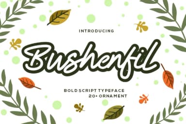 Bushenfil Font by wildlifestudio19 — Script Handwritten Font — thumbnail 1