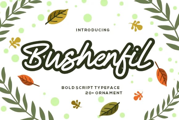 Bushenfil Font by wildlifestudio19 — Script Handwritten Font