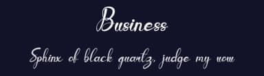 Business by Design Vector10 — Script Handwritten Font — thumbnail 2