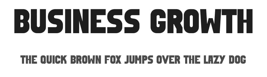 Business Growth by Design Vector10 — Sans Serif Font