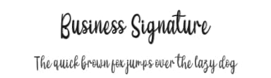 Business Signature by Inermedia Studio — Script Handwritten Font — thumbnail 1