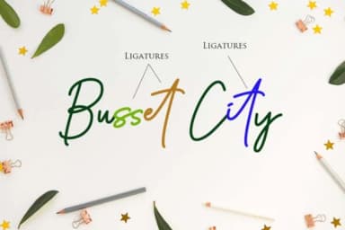 Busset City Font by Haksen — Script Handwritten Font — thumbnail 8