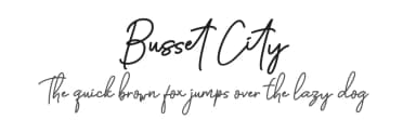 Busset City by Haksen Studio — Script Handwritten Font — thumbnail 1
