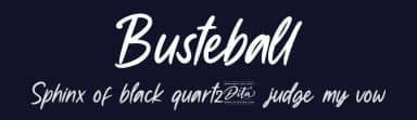 Busteball by Ditatype — Script Handwritten Font — thumbnail 2