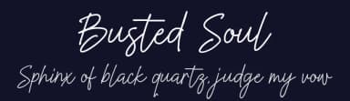 Busted Soul by Heinzel Std — Script Handwritten Font — thumbnail 2
