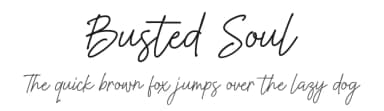 Busted Soul by Heinzel Std — Script Handwritten Font — thumbnail 1