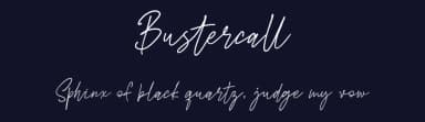 Bustercall by Weape Studio — Script Handwritten Font — thumbnail 2