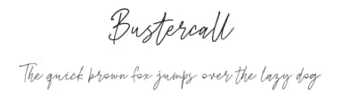 Bustercall by Weape Studio — Script Handwritten Font — thumbnail 1